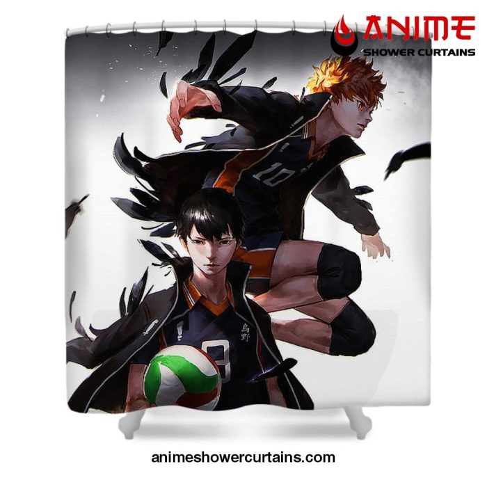 Hinata Tobio Art Style Shower Curtain