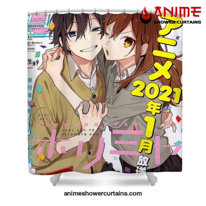 Horimiya Anime Aesthetic Shower Curtain