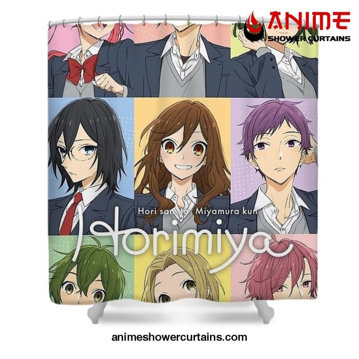 Horimiya Characters Shower Curtain