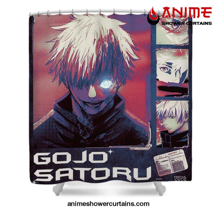 Horror Gojo Satoru Shower Curtain