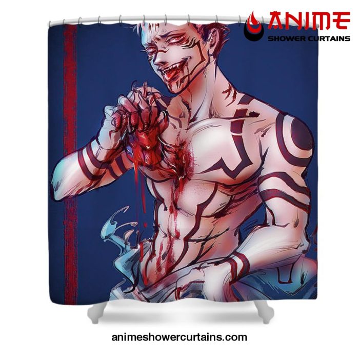 Horror Yuji Itadori Shower Curtain