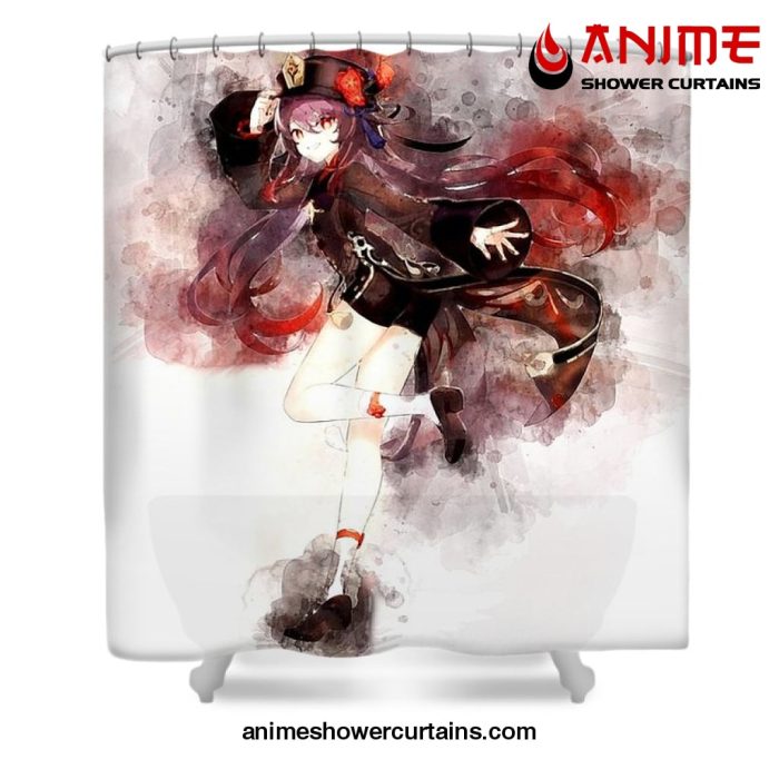 Hu Tao Art Shower Curtain