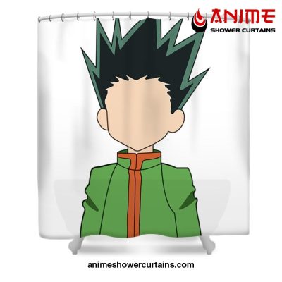 Hunter × Gon Freecss Sticker Shower Curtain W59 X H71 / White