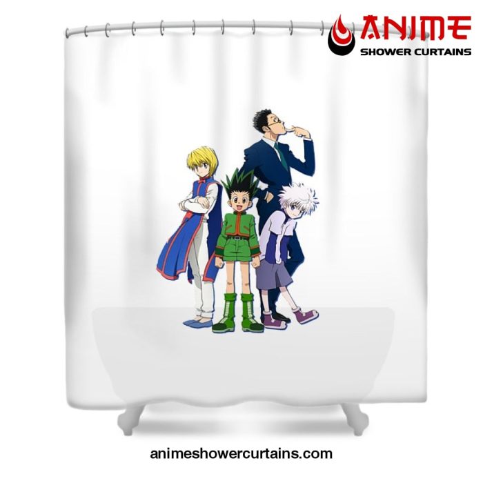 Hunter × Main Characters Shower Curtain W59 X H71 / White