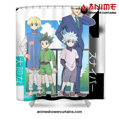 Hunter X Characters Shower Curtain W59 X H71 / White
