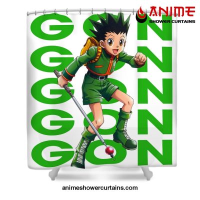 Hunter X Retro Gon Freecess Shower Curtain W59 X H71 / White