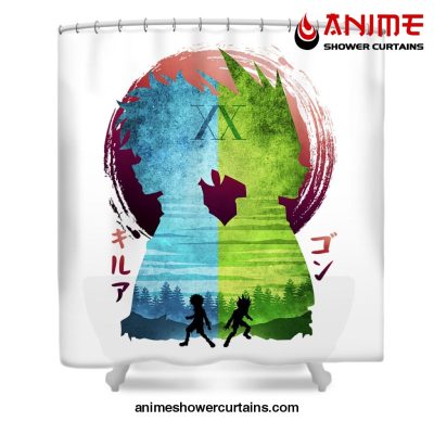 Hxh The Rivals Shower Curtain W59 X H71 / White