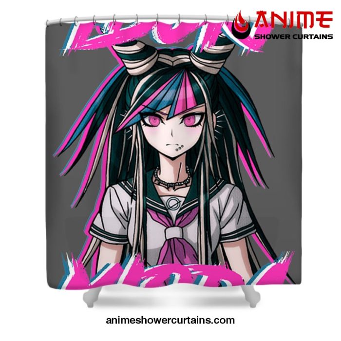 Ibuki Mioda Danganronpa Shower Curtain W59 X H71 / Gray