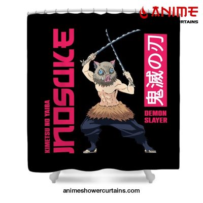 Inosuke Hasibhira Movie Shower Curtain W59 X H71 / Black