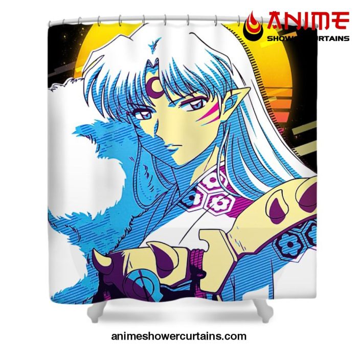 Inuyasha Sesshomaru Shower Curtain W59 X H71 / Black