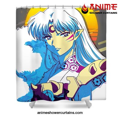 Inuyasha Sesshomaru Shower Curtain W59 X H71 / Gray