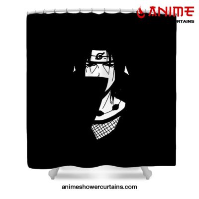 Itachi Uchiha Black White Shower Curtain W59 X H71 /