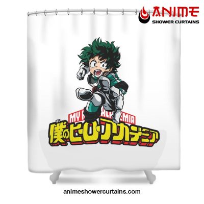 Izuki Fan Art Shower Curtain W59 X H71 / White