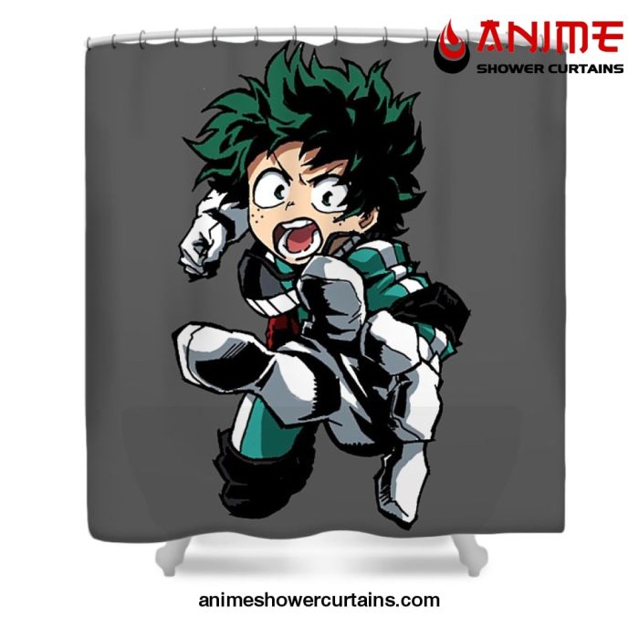 Izuku Midoriya Shower Curtain W59 X H71 / Gray