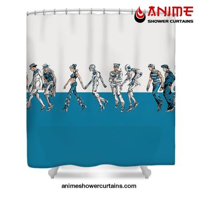 Jjba All Jojos Shower Curtain