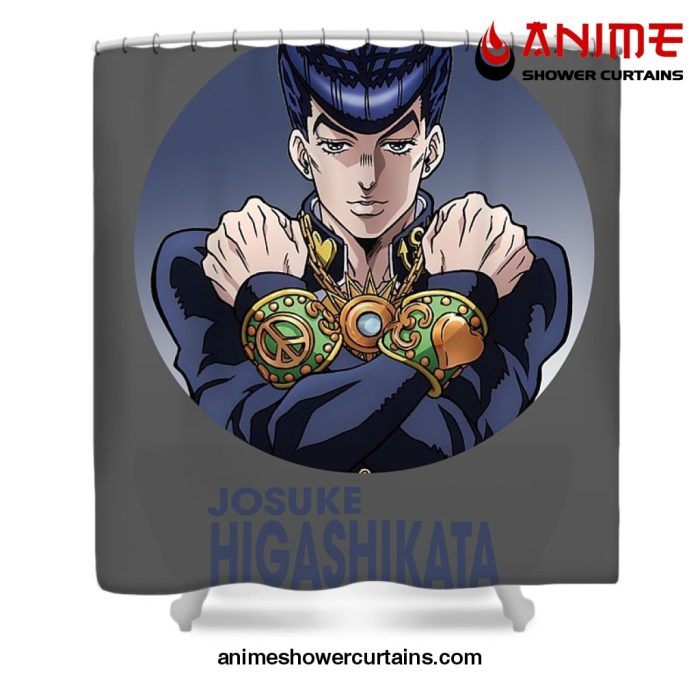 Jjba Josuke Higashikata Shower Curtain W59 X H71 / Gray