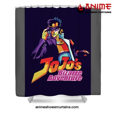 Jjba Jotaro Kujo Shower Curtain W59 X H71 / Gray