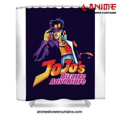 Jjba Jotaro Kujo Shower Curtain W59 X H71 / White