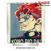 Jjba Kono Dio Da Shower Curtain W59 X H71 / White