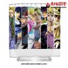 Jojos Bizarre Adventure Cast Shower Curtain W59 X H71 / White