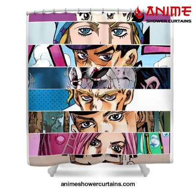 Jojos Bizarre Adventure Eyes Shower Curtain W59 X H71 / White