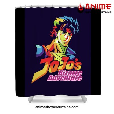 Jonathan Joestar Jjba Shower Curtain W59 X H71 / Black