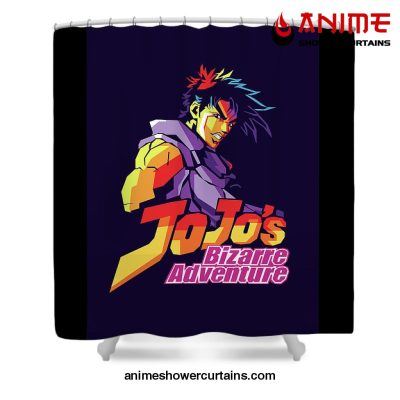 Joseph Joestar Jjba Shower Curtain W59 X H71 / Black