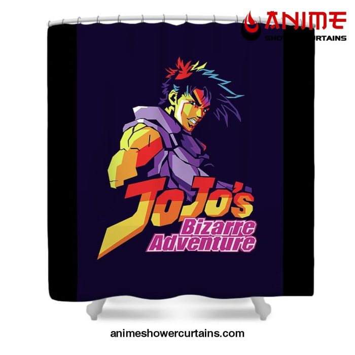 Joseph Joestar Jjba Shower Curtain W59 X H71 / Black