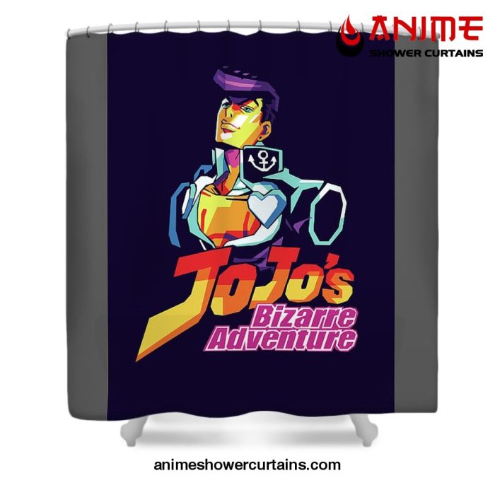 Josuke Bizarre Shower Curtain W59 X H71 / Gray