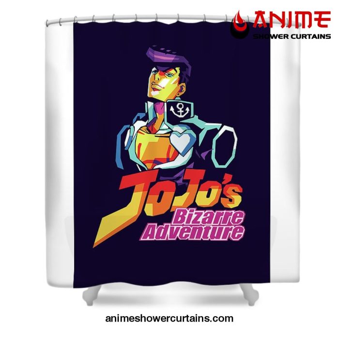 Josuke Bizarre Shower Curtain W59 X H71 / White