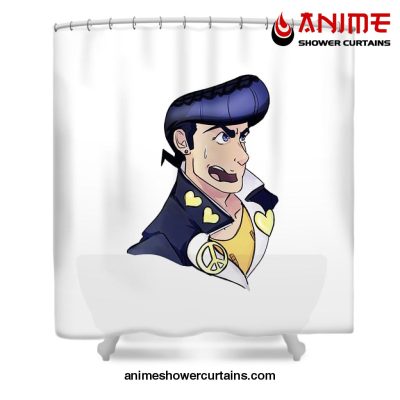 Josuke Higashikata Fanart Shower Curtain W59 X H71 / White