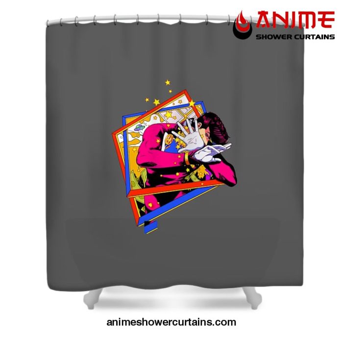 Josuke Higashikata Shower Curtain W59 X H71 / Gray