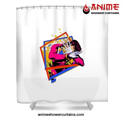 Josuke Higashikata Shower Curtain W59 X H71 / White