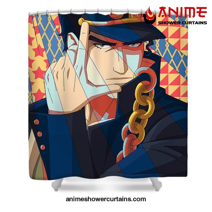 Jotaro Kujo Stardust Crusaders Shower Curtain