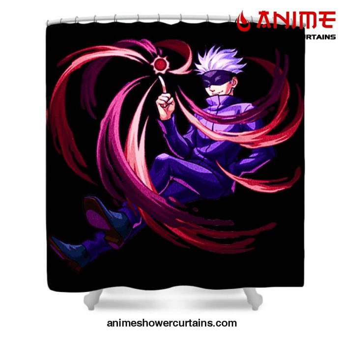 Jujutsu High Satoru Gojo Shower Curtain W59 X H71 / Black