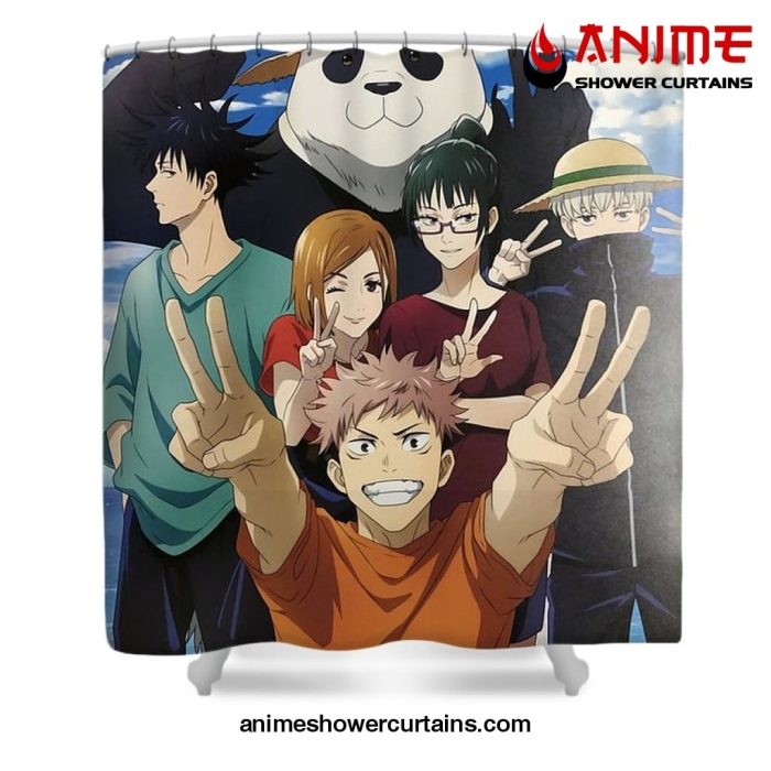 Jujutsu Kaisen Cast Shower Curtain