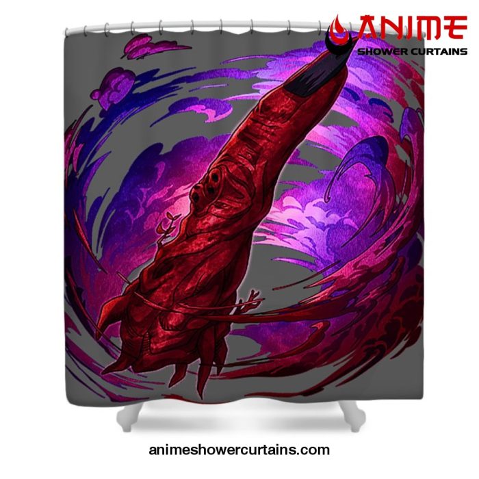 Jujutsu Kaisen Finger Shower Curtain W59 X H71 / Gray