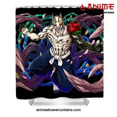 Jujutsu Kaisen Hanami Shower Curtain W59 X H71 / Black