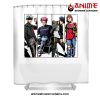 Jujutsu Kaisen Hippie Shower Curtain W59 X H71 / White