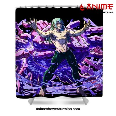 Jujutsu Kaisen Mahito Shower Curtain W59 X H71 / Black