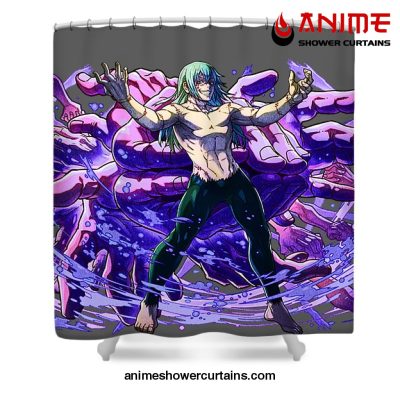 Jujutsu Kaisen Mahito Shower Curtain W59 X H71 / Gray