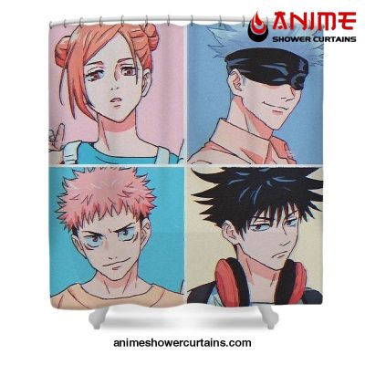 Jujutsu Kaisen Main Cast Shower Curtain