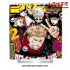 Jujutsu Kaisen Manga Cover Shower Curtain