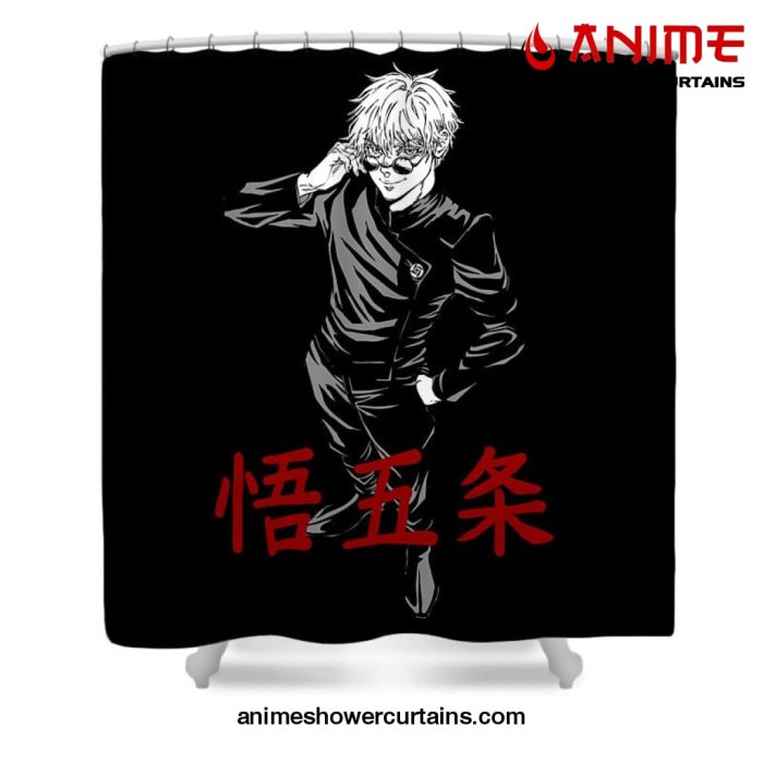 Jujutsu Kaisen Satoru Gojo Shower Curtain W59 X H71 / Black