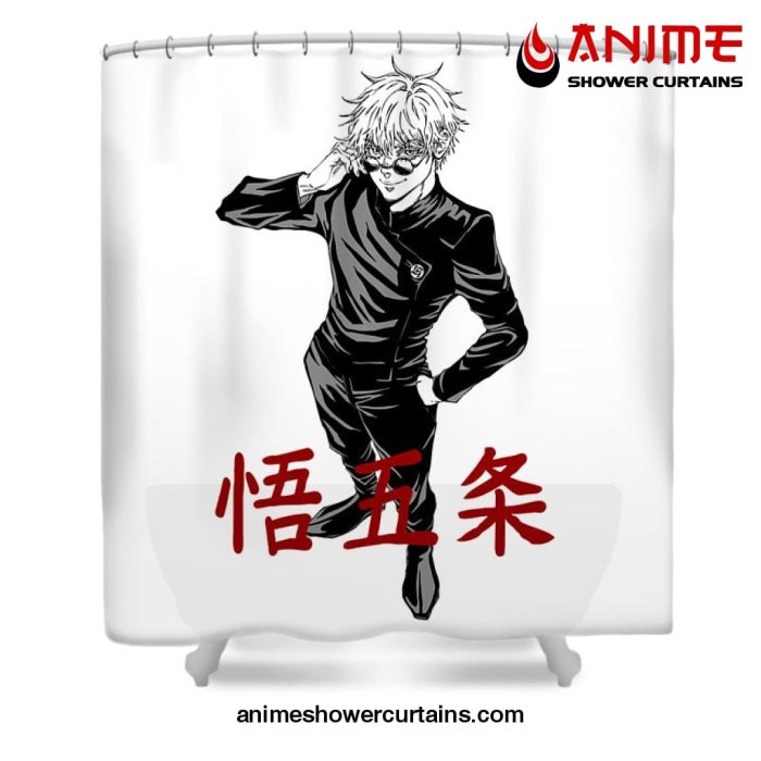 Jujutsu Kaisen Satoru Gojo Shower Curtain W59 X H71 / White