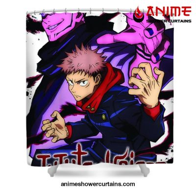 Jujutsu Kaisen Yuji Itadori Sukuna Shower Curtain