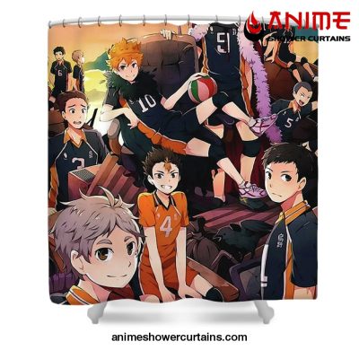 Karasuno Team Shower Curtain