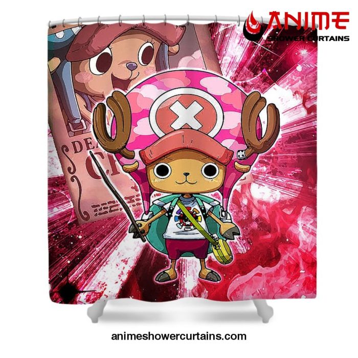 Kawaii Tony Chopper Shower Curtain