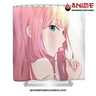 Kawaii Zero Two Darling In The Franxx Shower Curtain