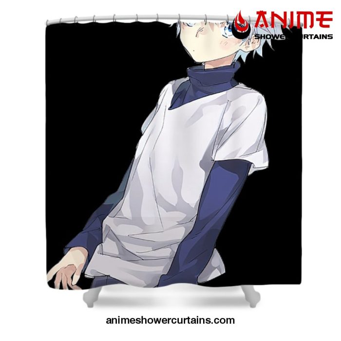 Killua Zoldyck Shower Curtain W59 X H71 / Black